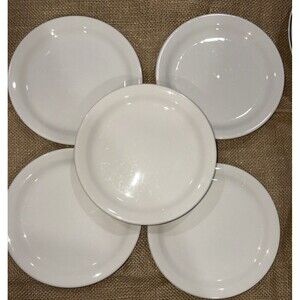 Vintage Anchor Hocking Shenango Salad Plates Set Of 5 7” USA Made